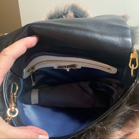 Henri Bendel Faux Fur Flap Purse - Picture 13 of 15